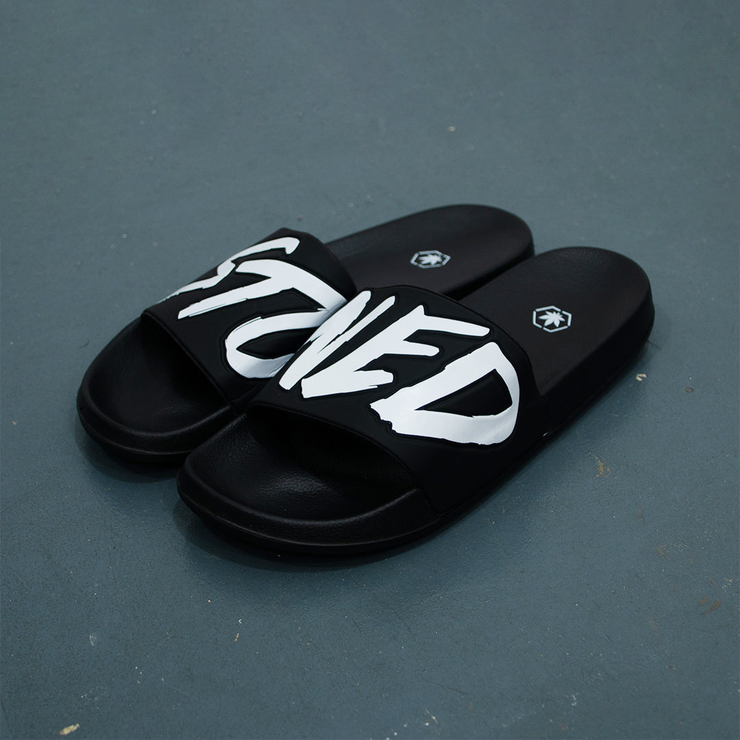 WBB : Logo Sandals Black