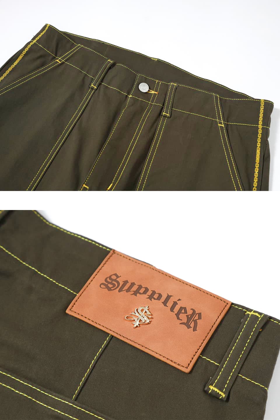 Supplier : Stitch Flare Pants Khaki