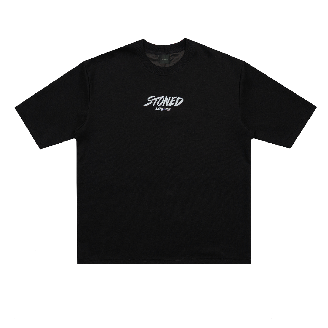 Stoned X UNDG : Genetic Icon Logo Tee Black