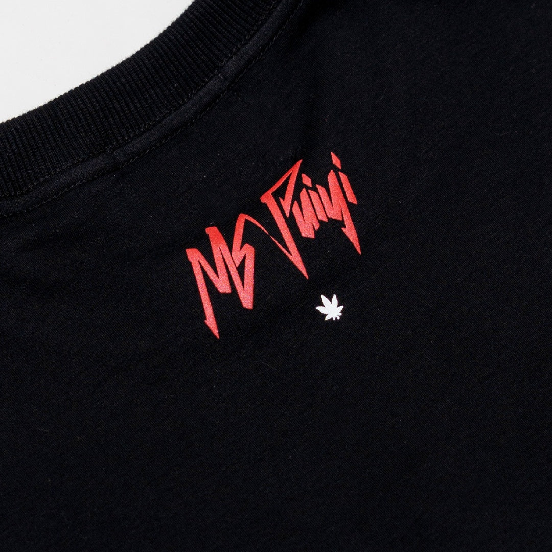Stoned x Ms Puiyi : Hotter Than Hell Tshirt Black