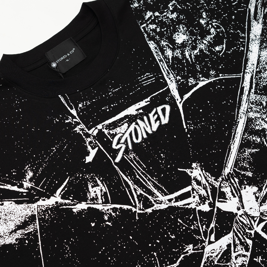 Blessed25 : Shattered Tee Black