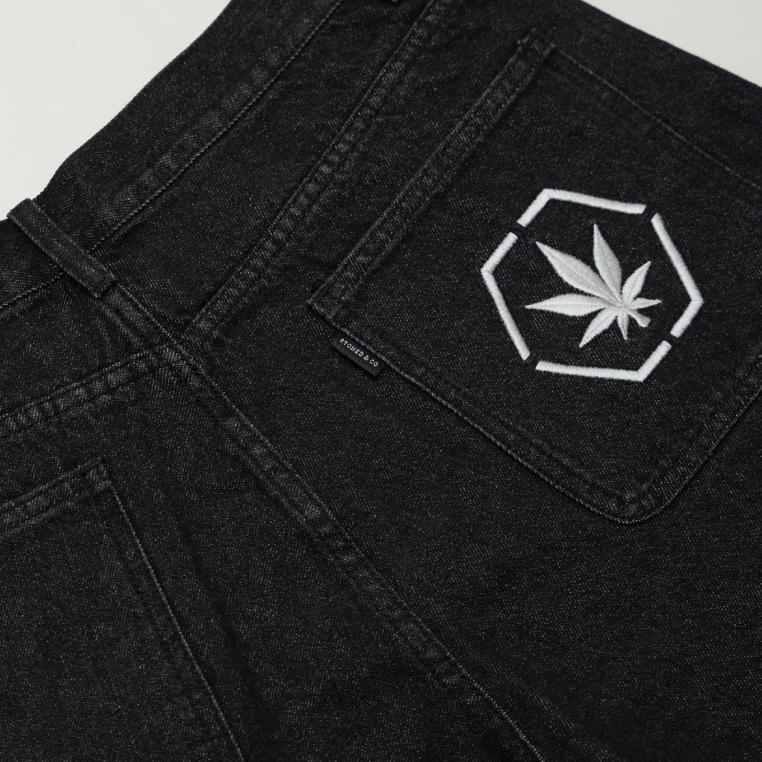 Mystic : Denim Jorts Black