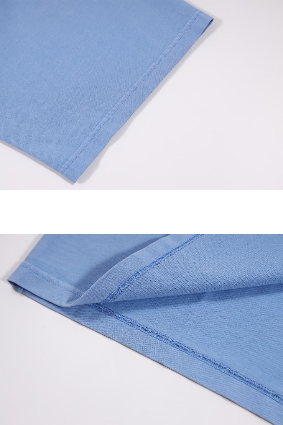 Unknown : Acid Dyed Hybrid Logo Tee Blue