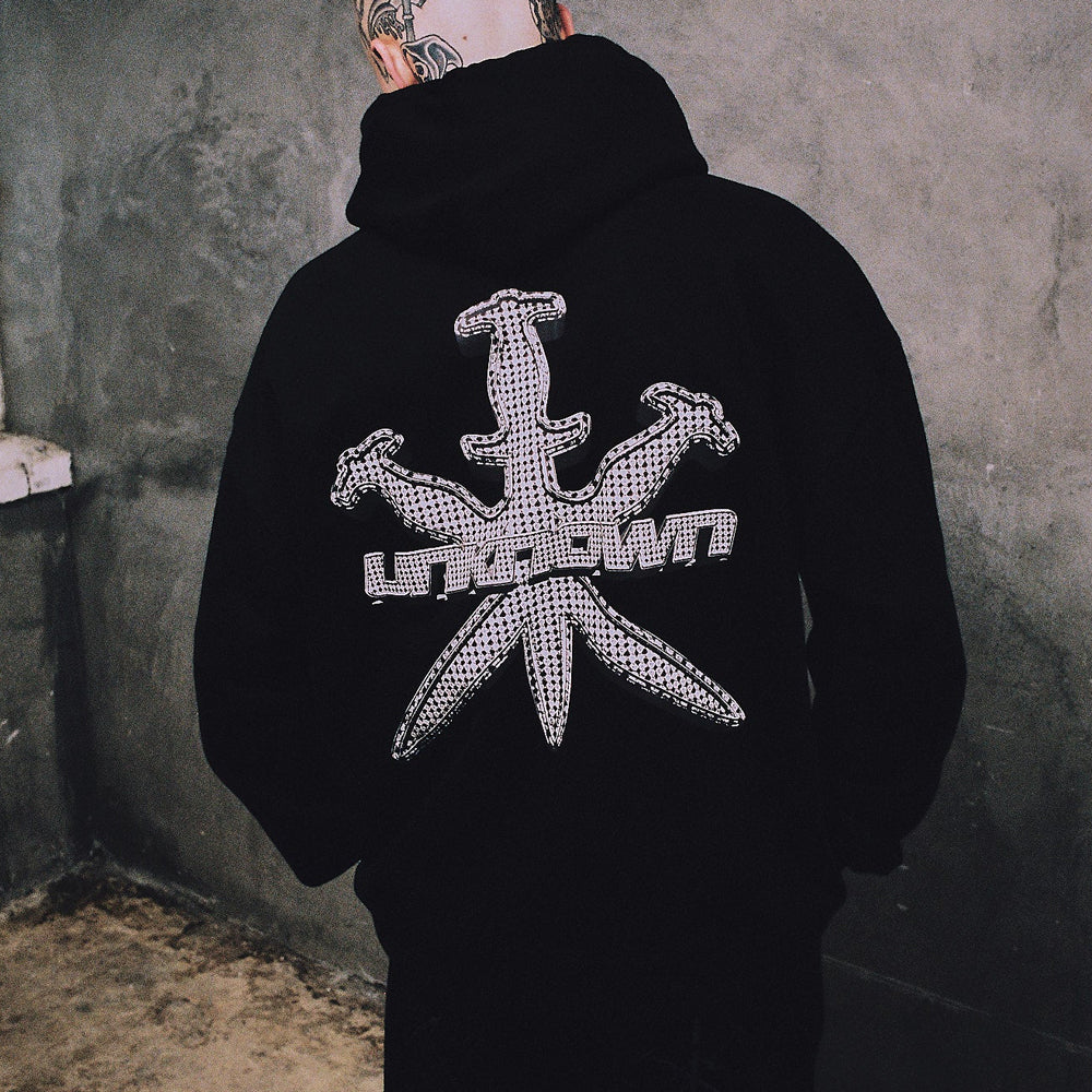 Unknown : Iced Out Style Dagger Hoodie