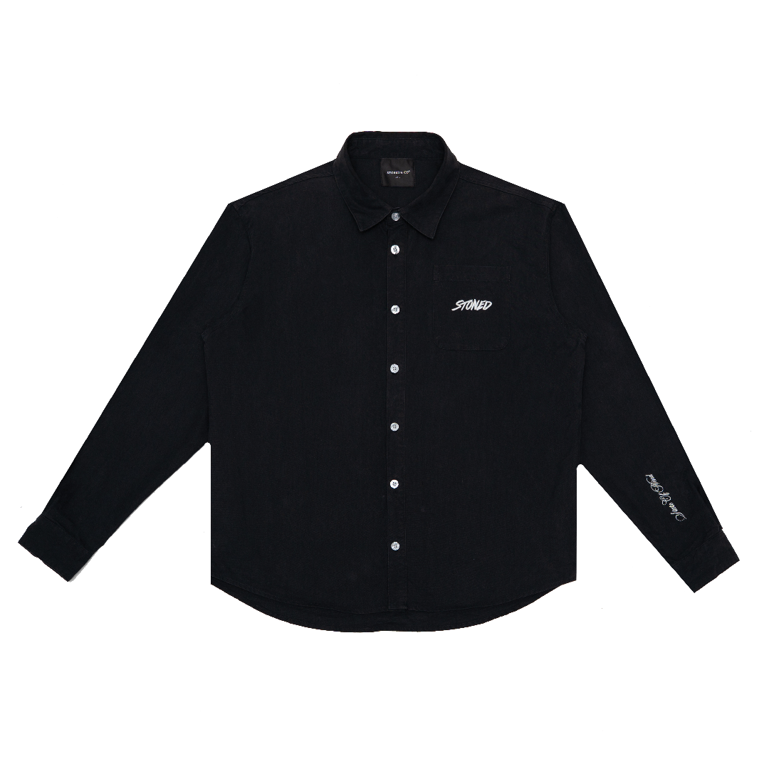 Blessed25 : Black L/S Shirt Black