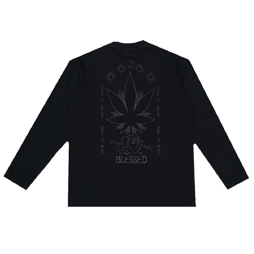 Blessed25 : Signature Moonlight L/S Tee Black