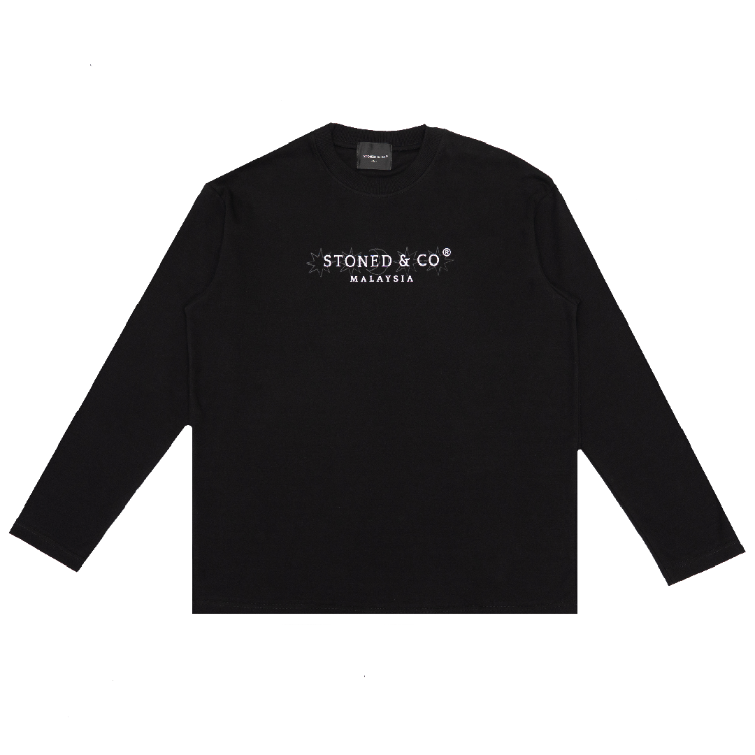 Blessed25 : Signature Moonlight L/S Tee Black