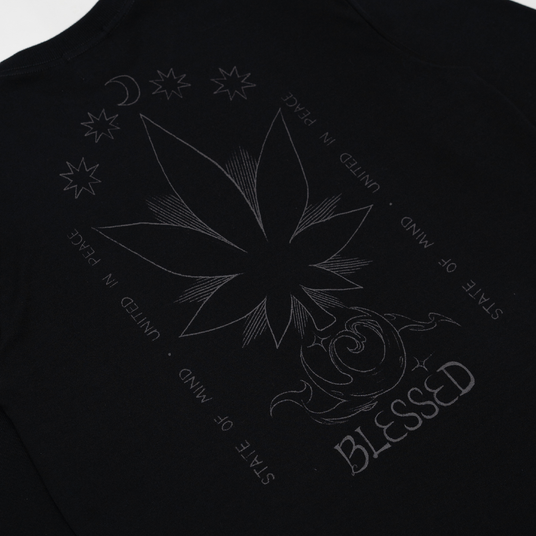 Blessed25 : Signature Moonlight L/S Tee Black