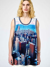 Supplier : Mesh Tank Top Blue