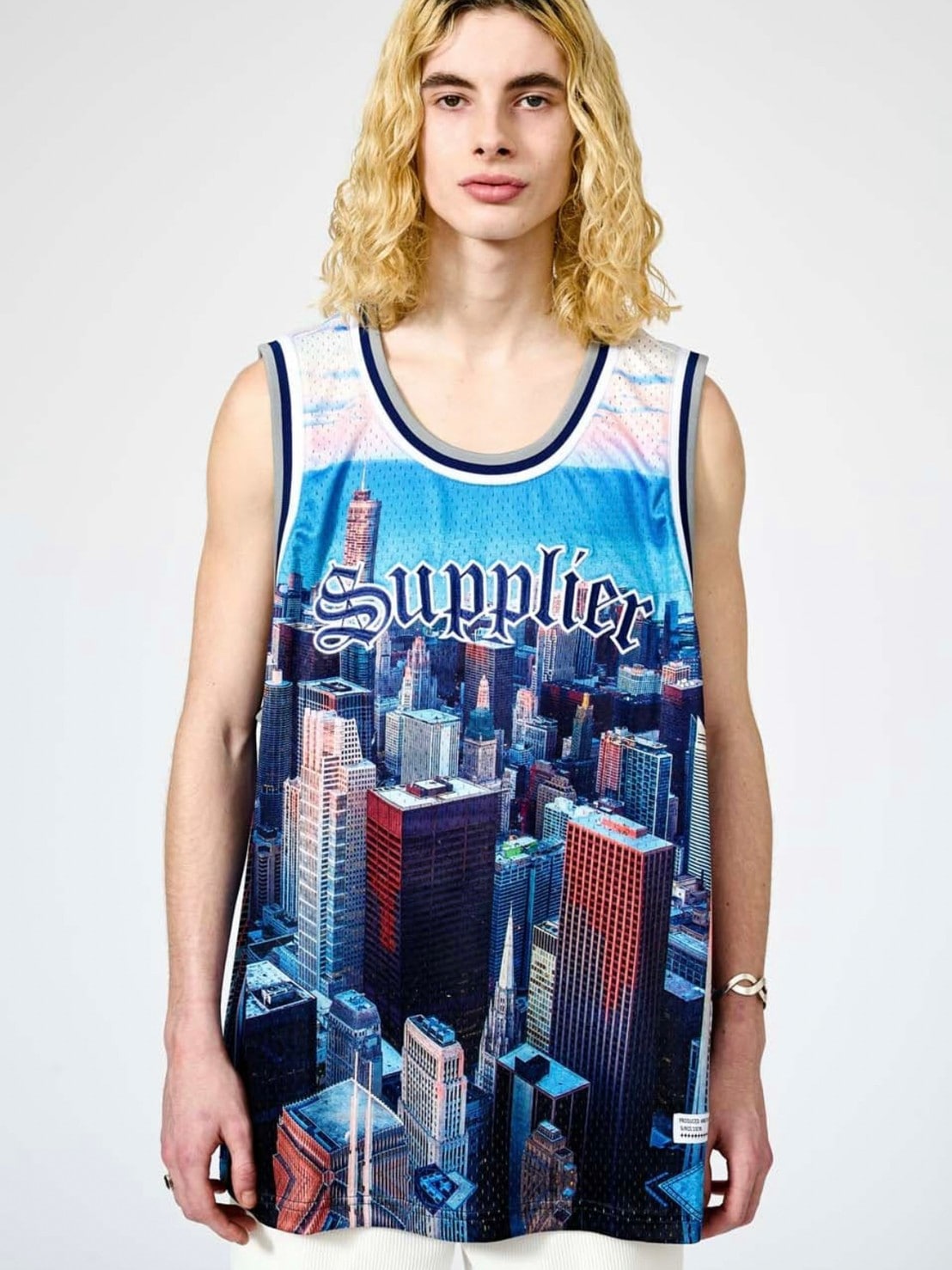 Supplier : Mesh Tank Top Blue