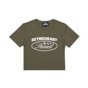 Stoned x GRE : Crop Top Olive
