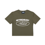 Stoned x GRE : Crop Top Olive