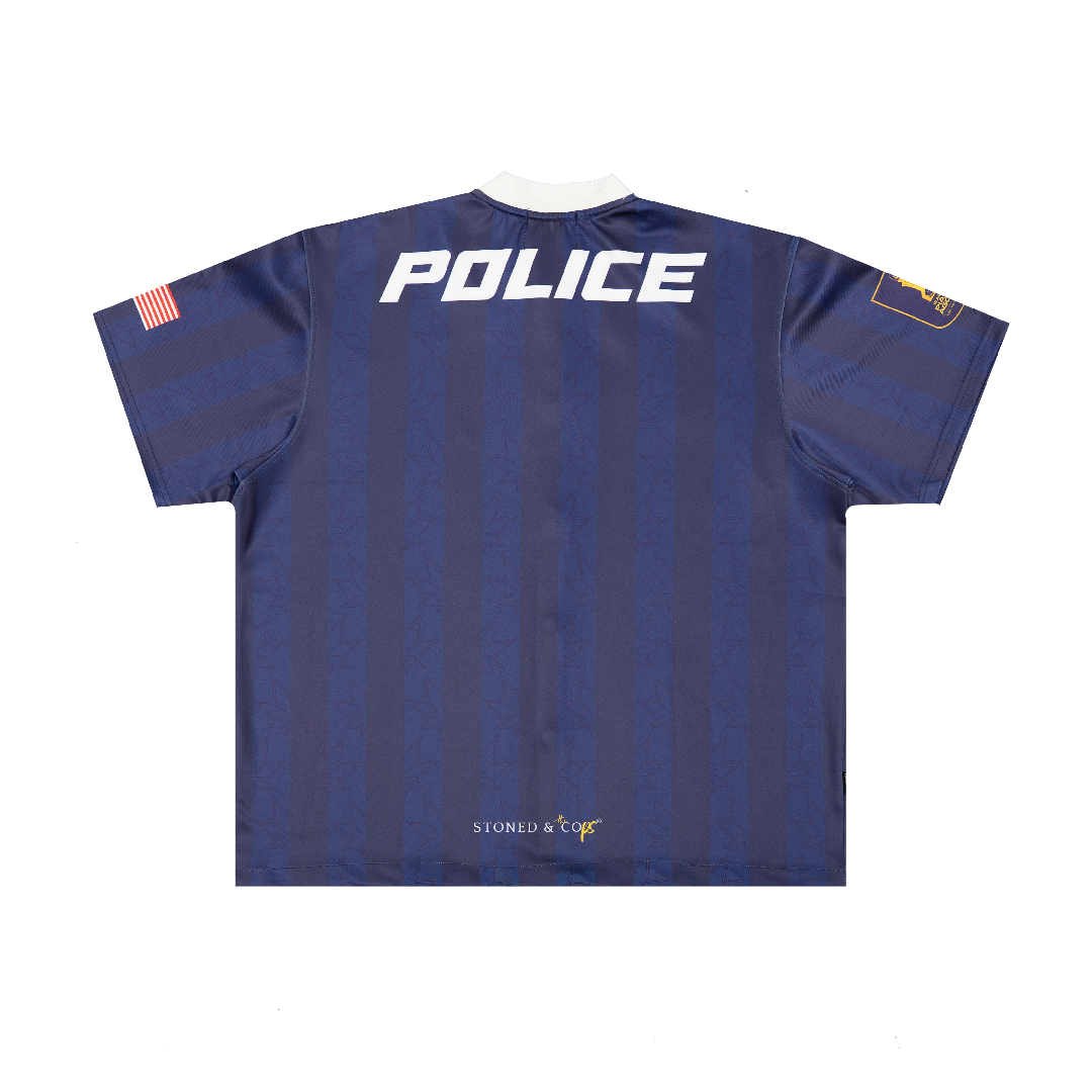 STONED x PDRM RUGBY : Championship Baseball Shirt Navy