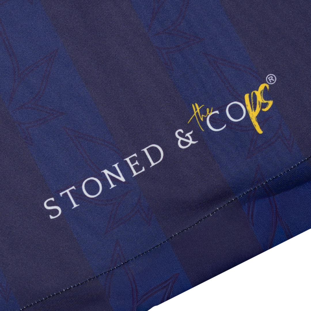 STONED x PDRM RUGBY : Championship Baseball Shirt Navy