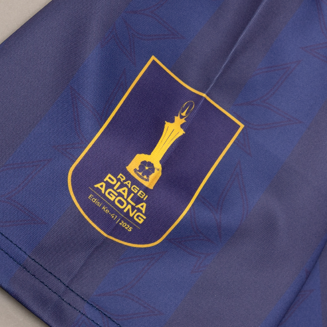 STONED x PDRM RUGBY : Championship Baseball Shirt Navy