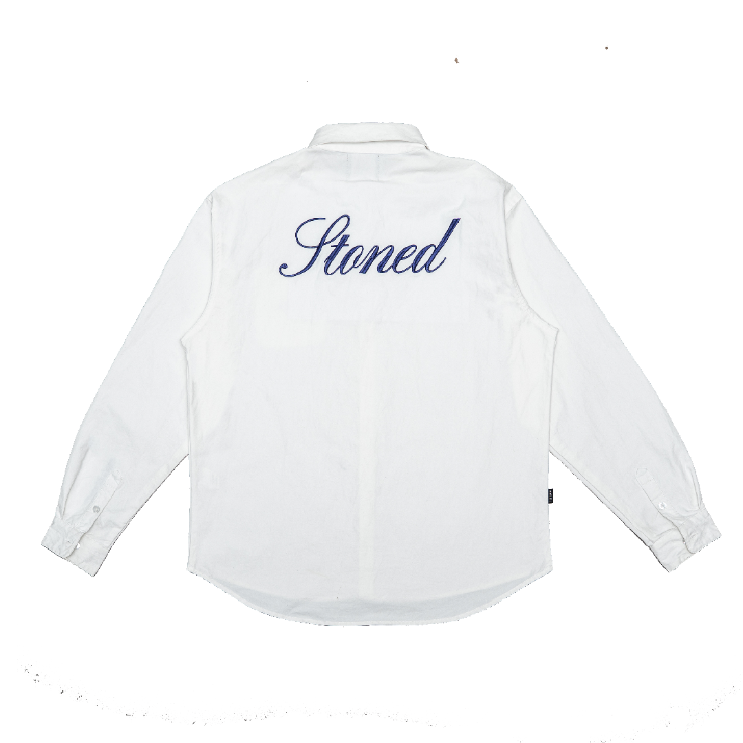 Blessed25 : White L/S Shirt White