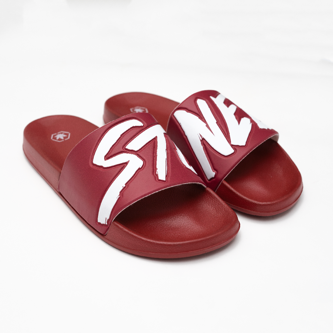 Stoned : Sandals Red White