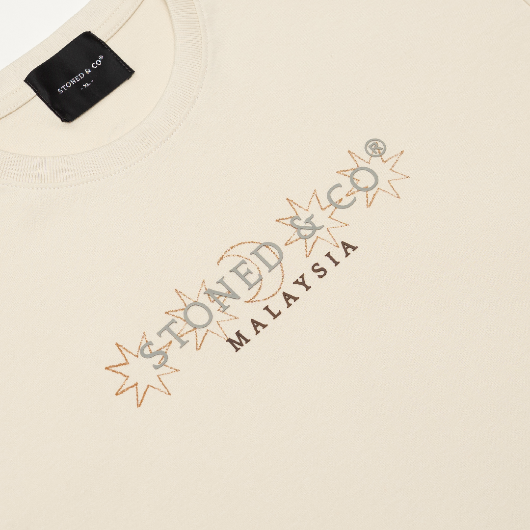 Blessed25 : Signature Moonlight Tee Beige