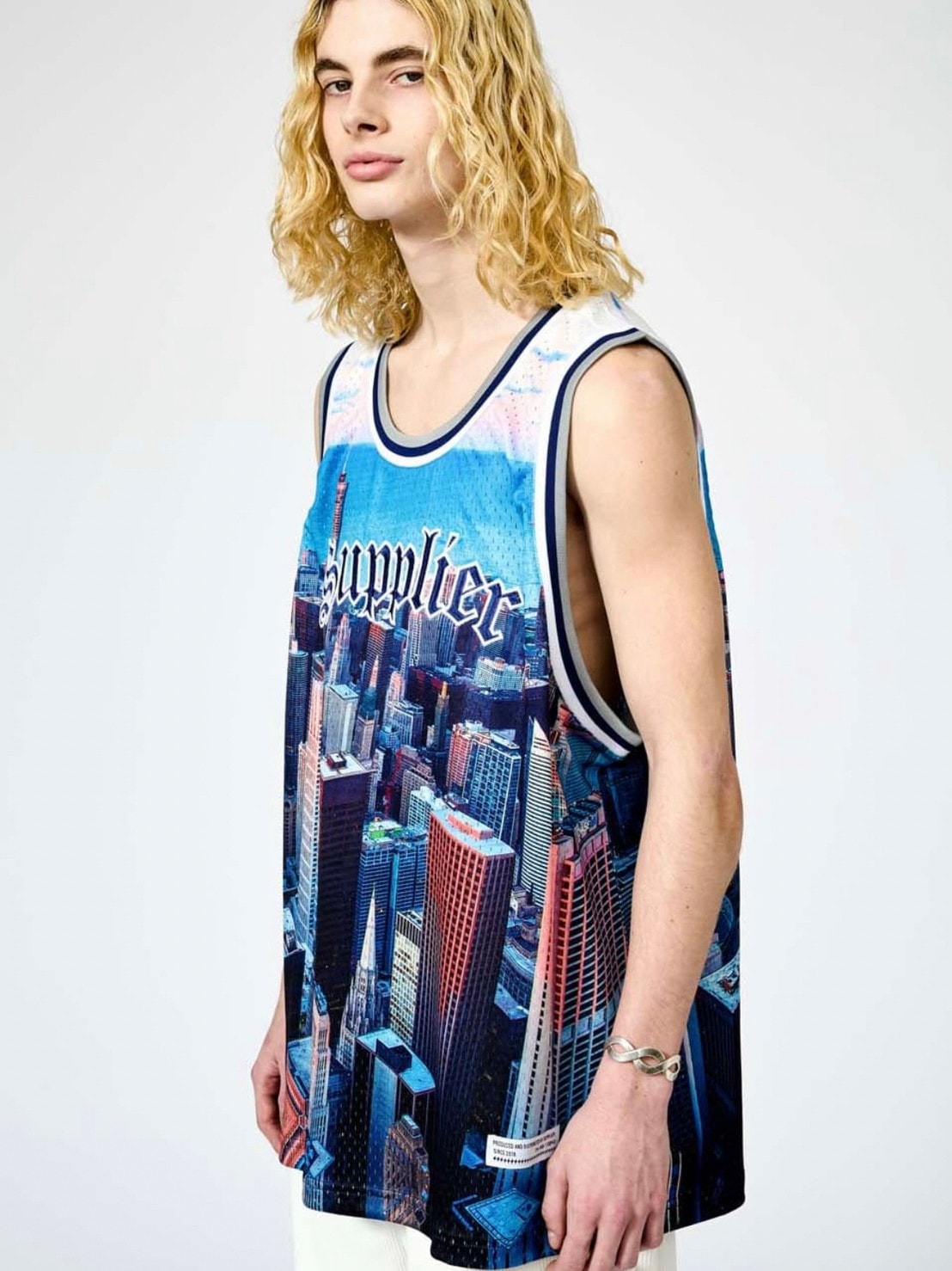 Supplier : Mesh Tank Top Blue