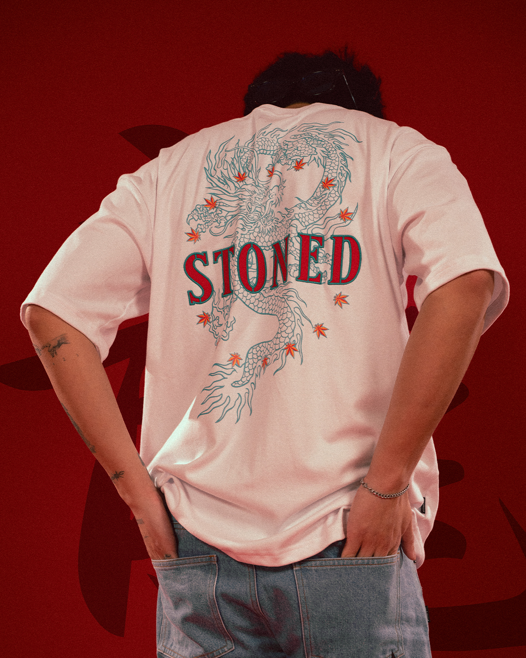 Stoned Rising Naga : Sky High T-Shirt White