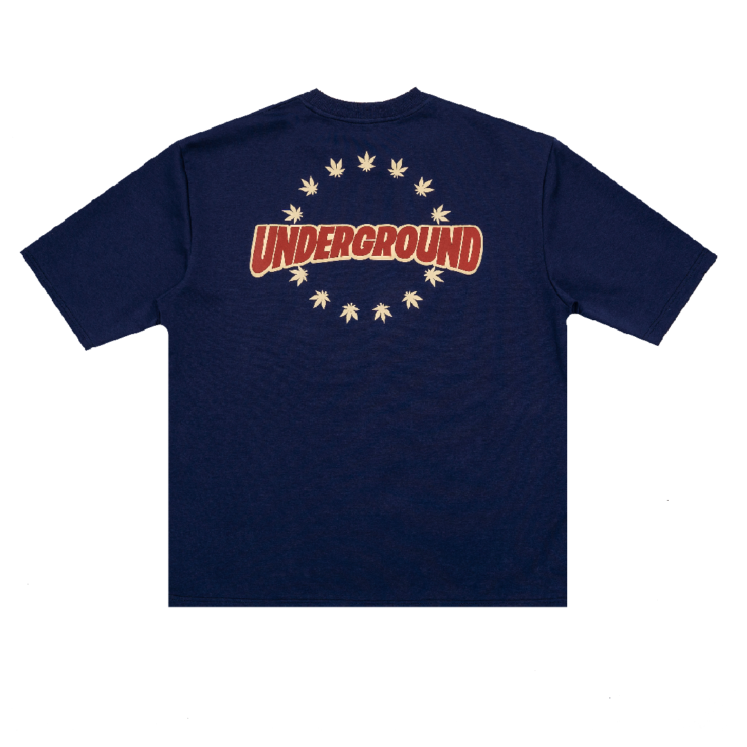 Stoned X UNDG : Nexus Logo Tee Navy