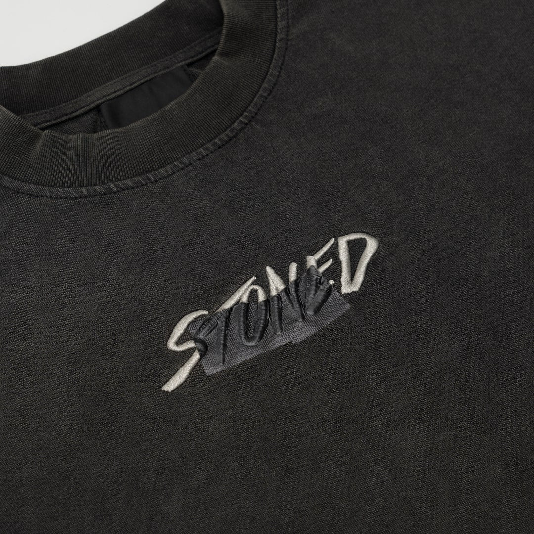 Void : Stamp Genetic Washed Tee Black