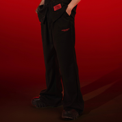 Stoned x Dickson Lim : Wide-Leg Trousers Black
