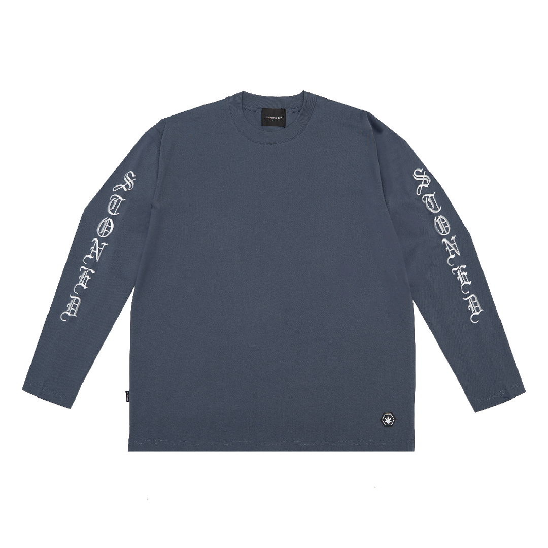 WBB25 : Letter L/S Tee Navy