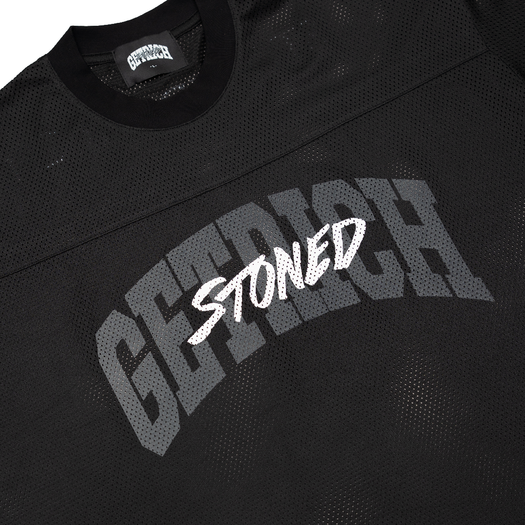 Stoned x GRE : Mesh Jersey Black