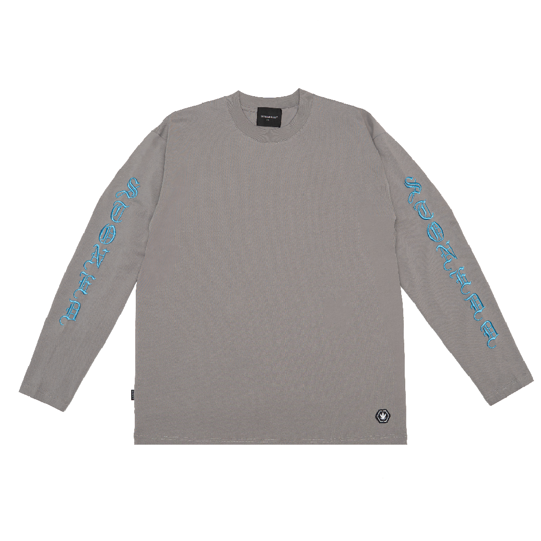 WBB25 : Letter L/S Tee Grey