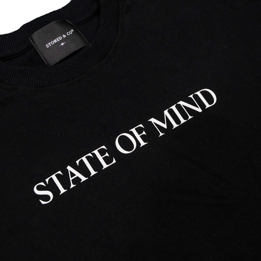 Stoned Retro : Intense Maple Tee Black