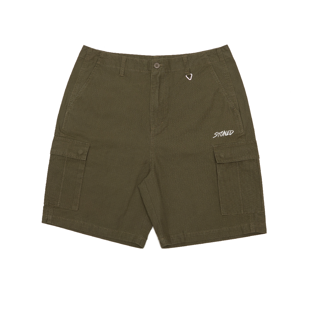 Blessed25 : Cargo Shorts Olive