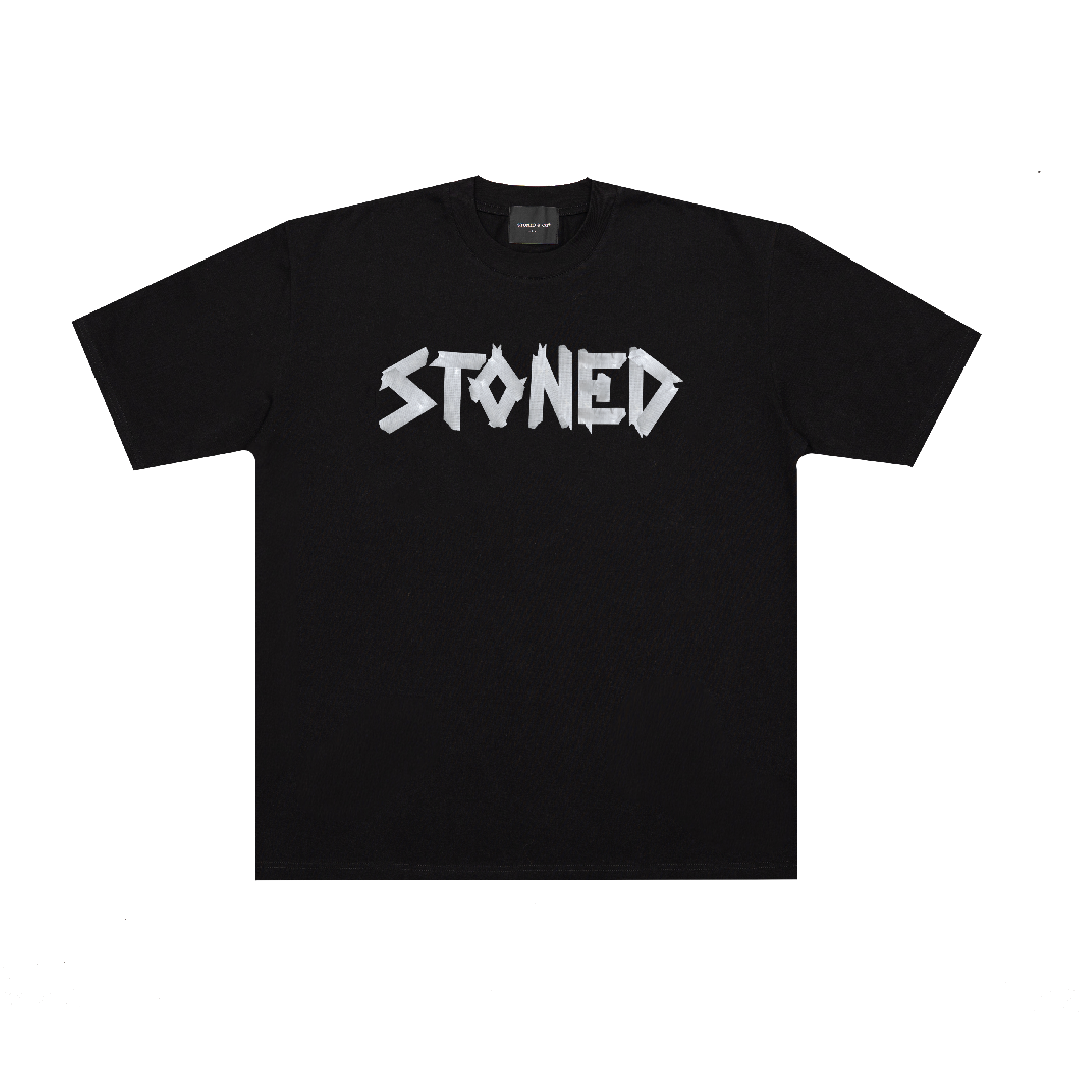 Milestoned : Tape Tee Black