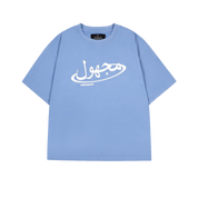 Unknown : Acid Dyed Hybrid Logo Tee Blue