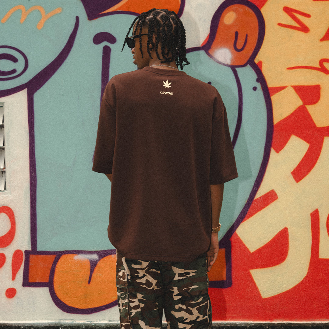 Stoned X UNDG : Basic Logo Tee Brown