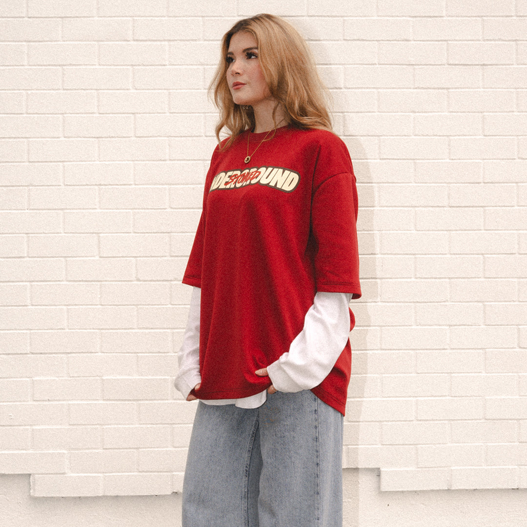 Stoned X UNDG : Basic Logo Tee Red