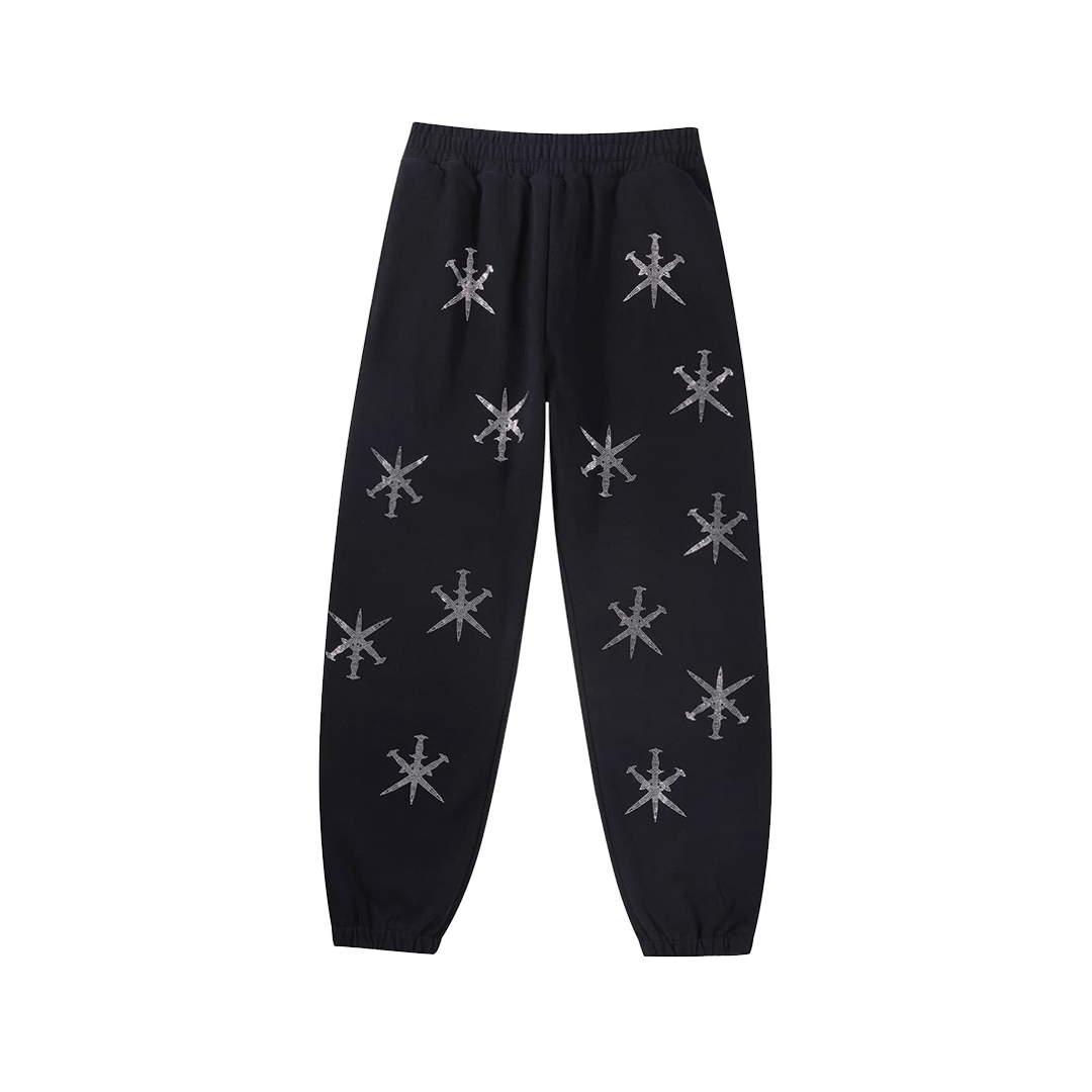 BlackDaggerRhinestoneJoggersFront.png