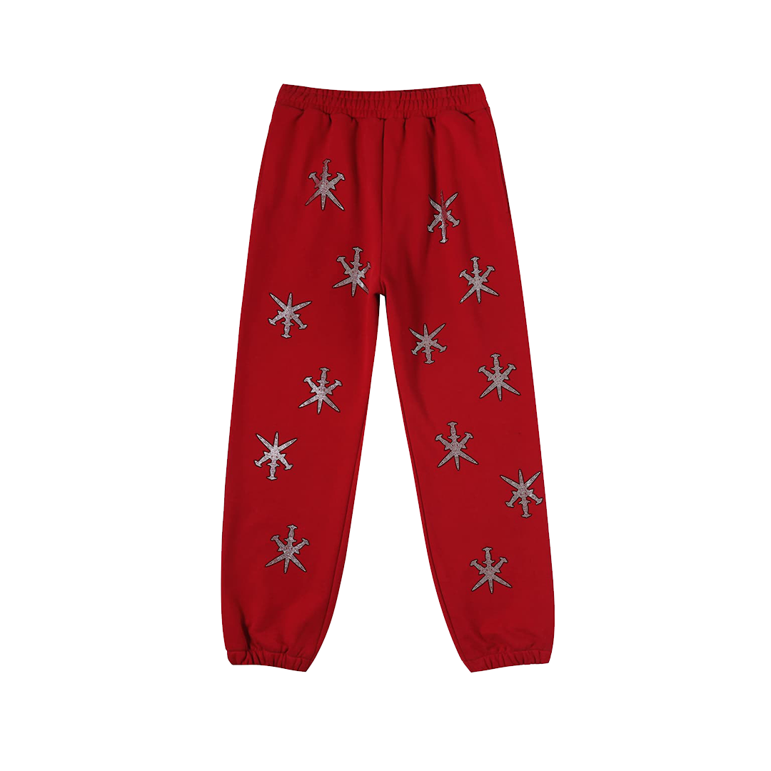 BlackOutlineDaggerRhinestoneRedJoggerFront.png