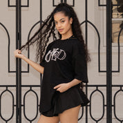 Blessed26 : Finish Pearl Logo Tee Black