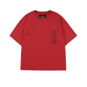 Unknown : Cracked Cross Dagger Tee Orange