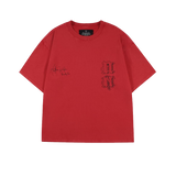 Unknown : Cracked Cross Dagger Tee Orange