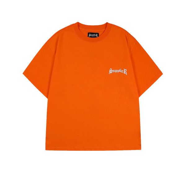 ☆FREEDOM☆ Overfit back print t-shirt khaki orange PH24SMTS Streetz Iz Watchin Pray For My Opps Tee – DTLR