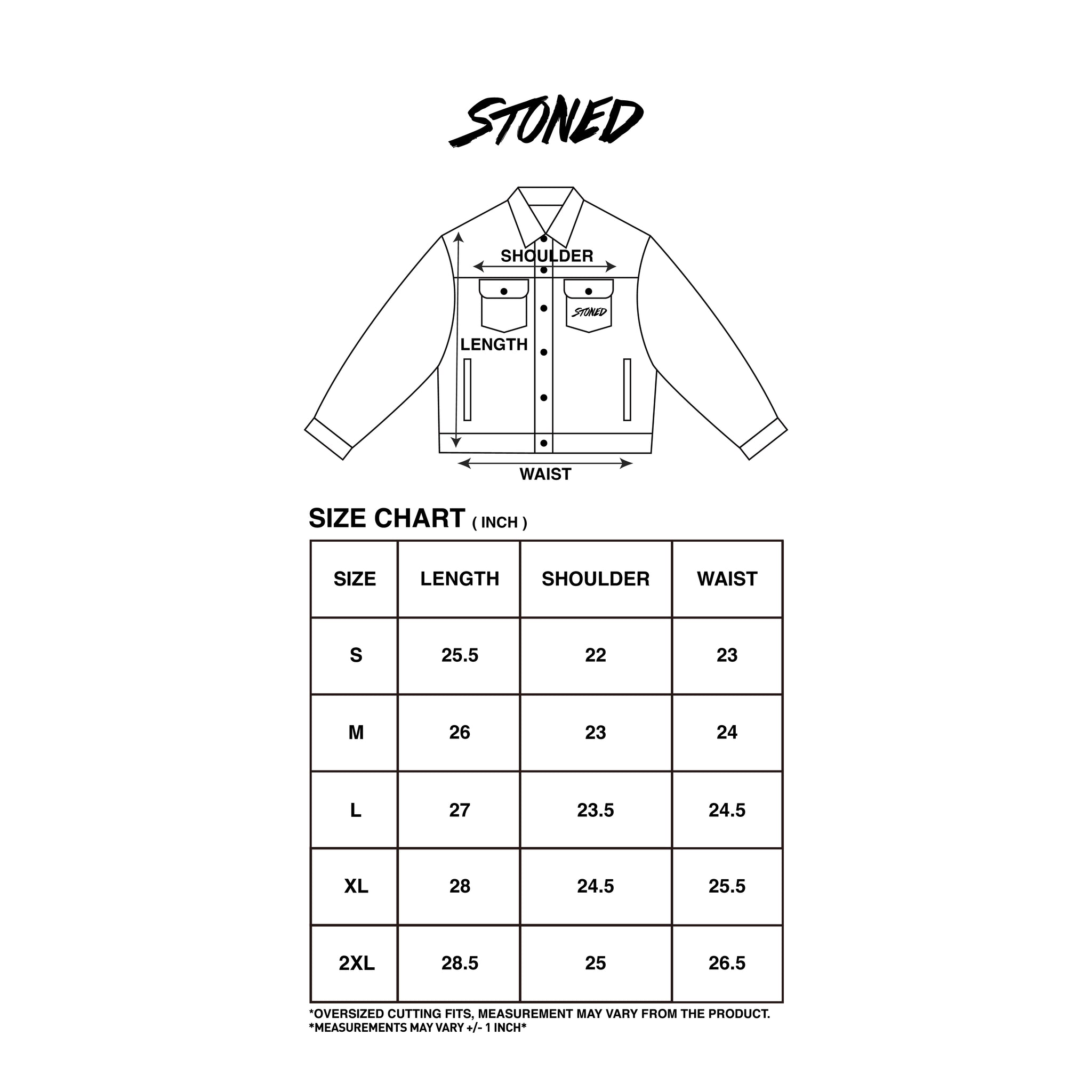 Milestoned : Descendant Denim Jacket Black