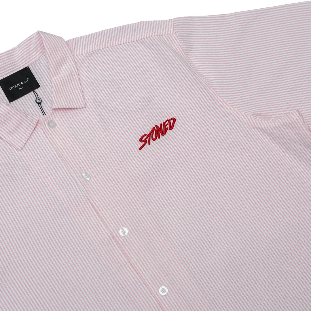 EOT : Stripe Shirt S/S Pink