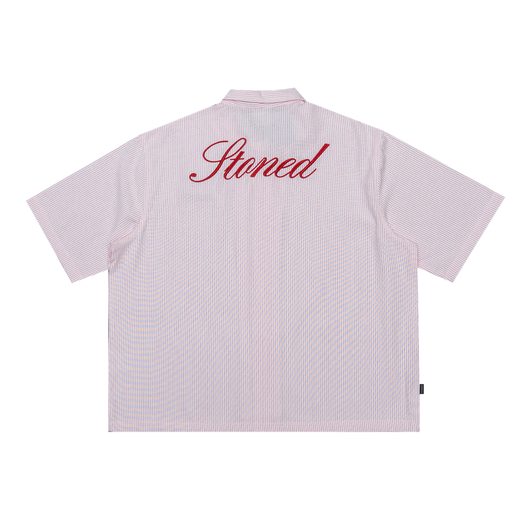EOT : Stripe Shirt S/S Pink