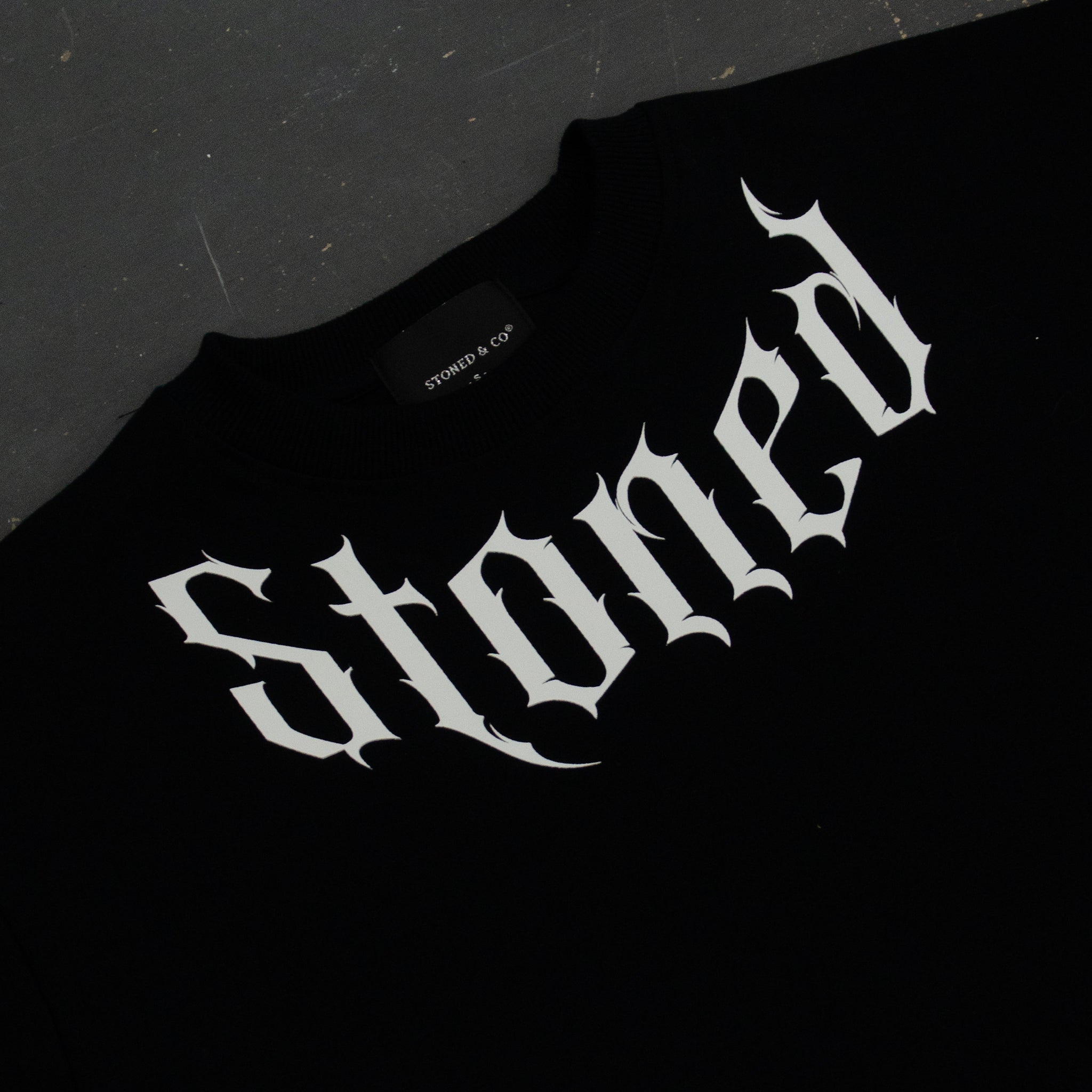 Stoned Blessed : Intense Tee Black