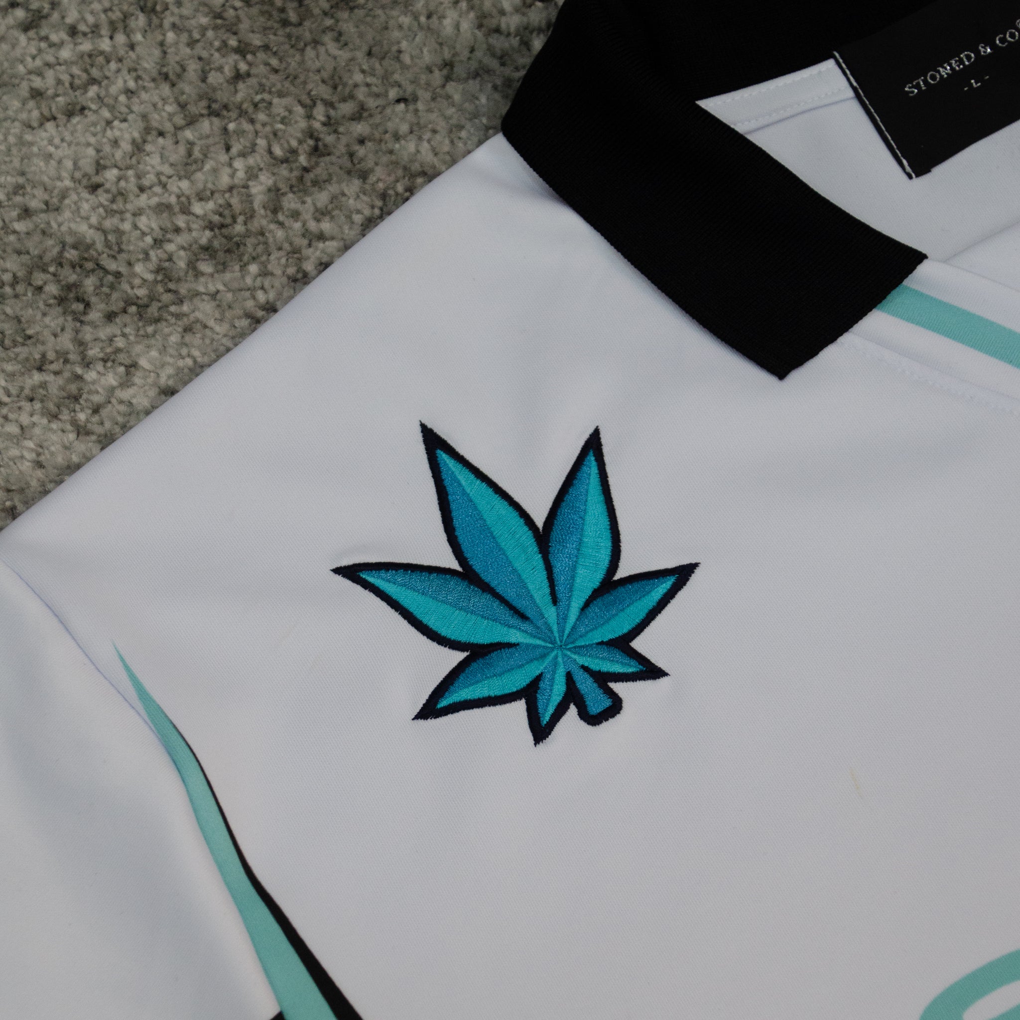 Stoned Classic : Retro UIP Jersey White Tiffany