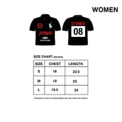 Dark Horse : Eight Women Polo Shirt Black