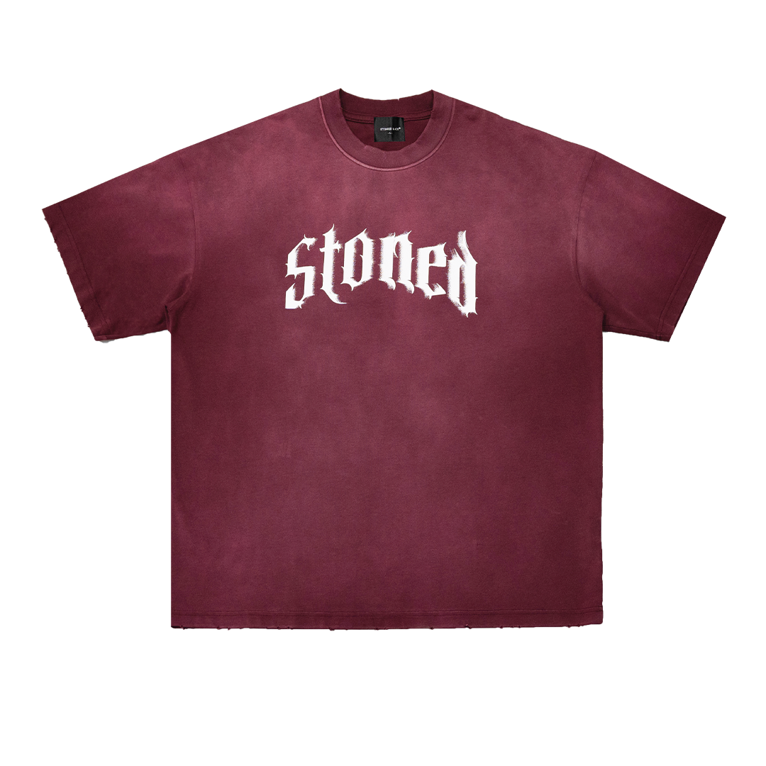 Euphoria : Washed Tee Maroon