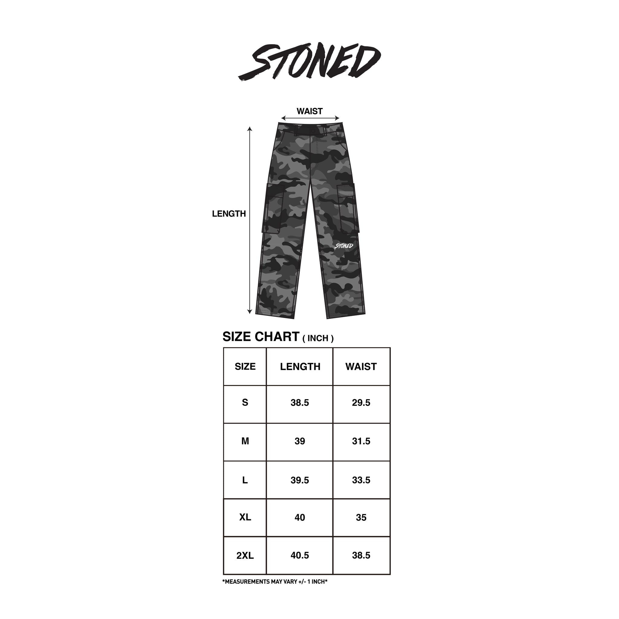 Force : Camo Cargo Black